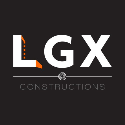 Création de logo pour l'entreprise de construction LGX